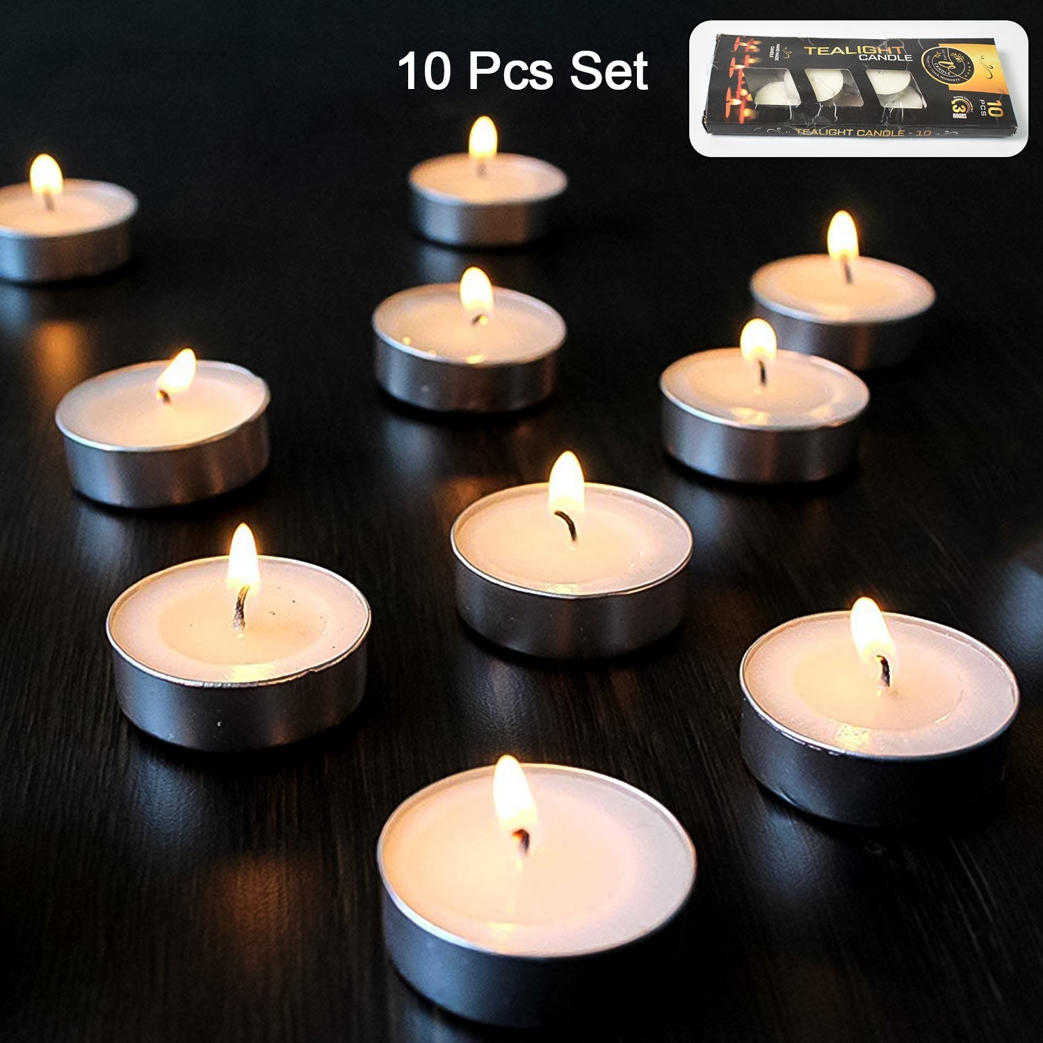 Natural Soy Wax Smokeless Tealight Candles Natural Soy Wax Smokeless Tealight Candles